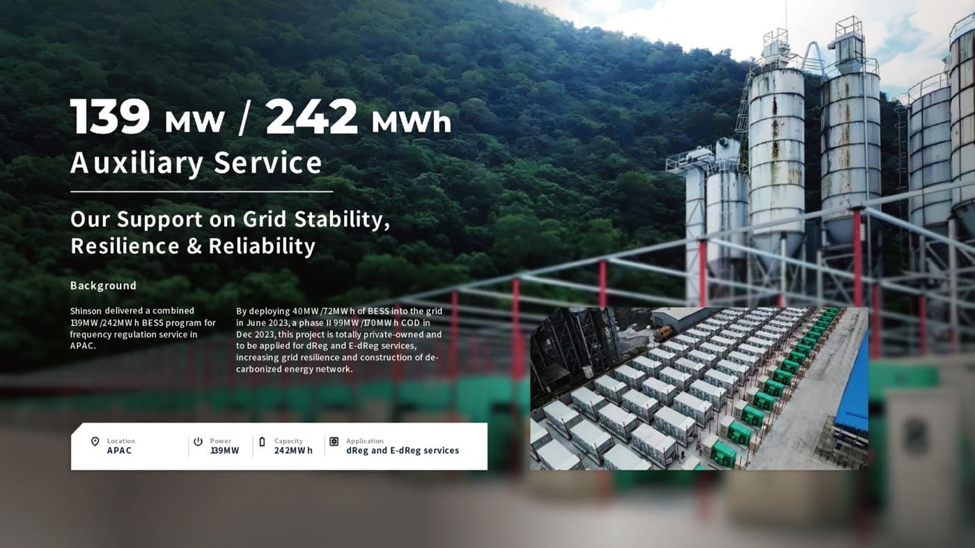 Industrial ESS Project Reference